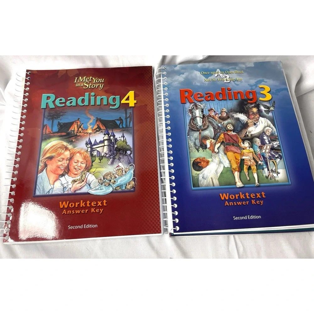 BJU Press Reading 3 & 4 Worktext Answer Key second edition